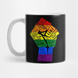 National March Of Pride Fist Mug